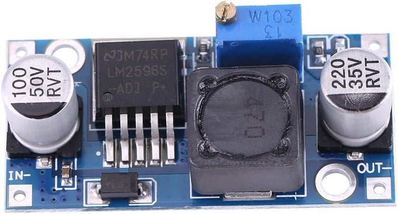 كلاراكو محول تيار مستمر إلى تيار مستمر LM2596 وحدة خفض جهد مصدر الطاقة من 3.0-40 فولت إلى 1.5-35 فولت (8 قطع) - Image 3