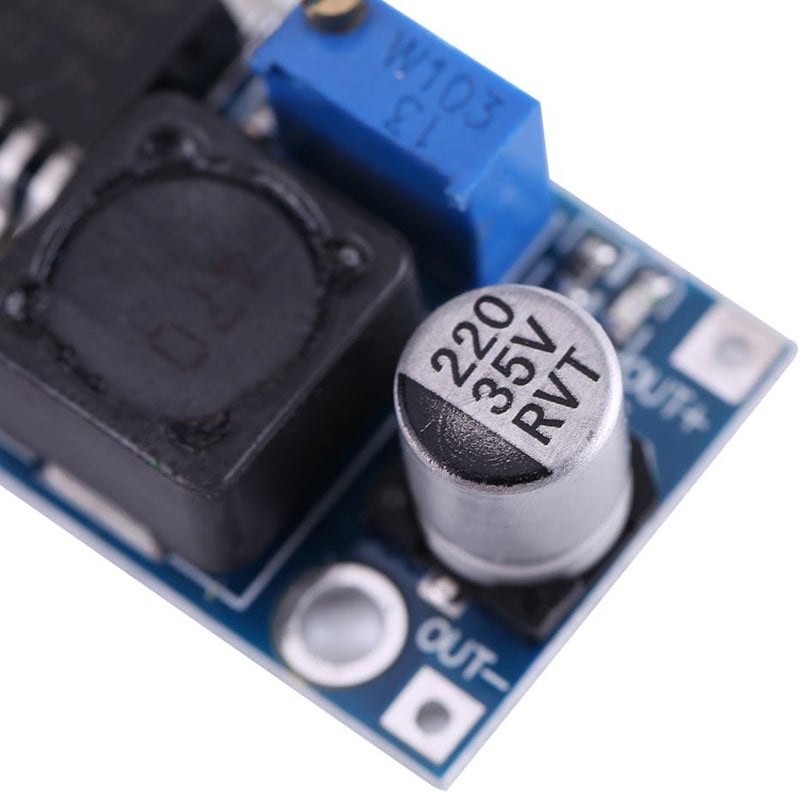 كلاراكو محول تيار مستمر إلى تيار مستمر LM2596 وحدة خفض جهد مصدر الطاقة من 3.0-40 فولت إلى 1.5-35 فولت (8 قطع) - Image 4