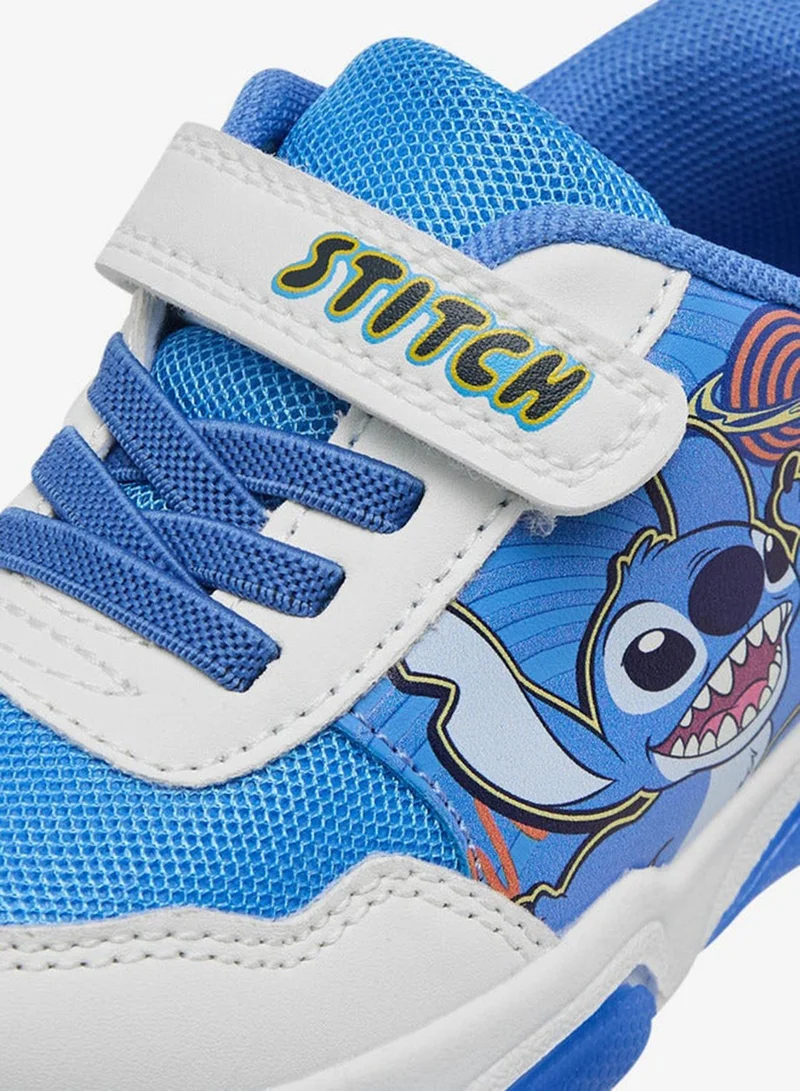 Disney Blue Boys Stitch Light-Up Sneakers for Men | Best Price UAE