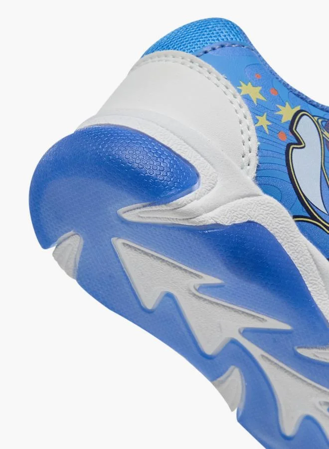 Disney Blue Boys Stitch Light-Up School Sneakers for Men | Best Price UAE