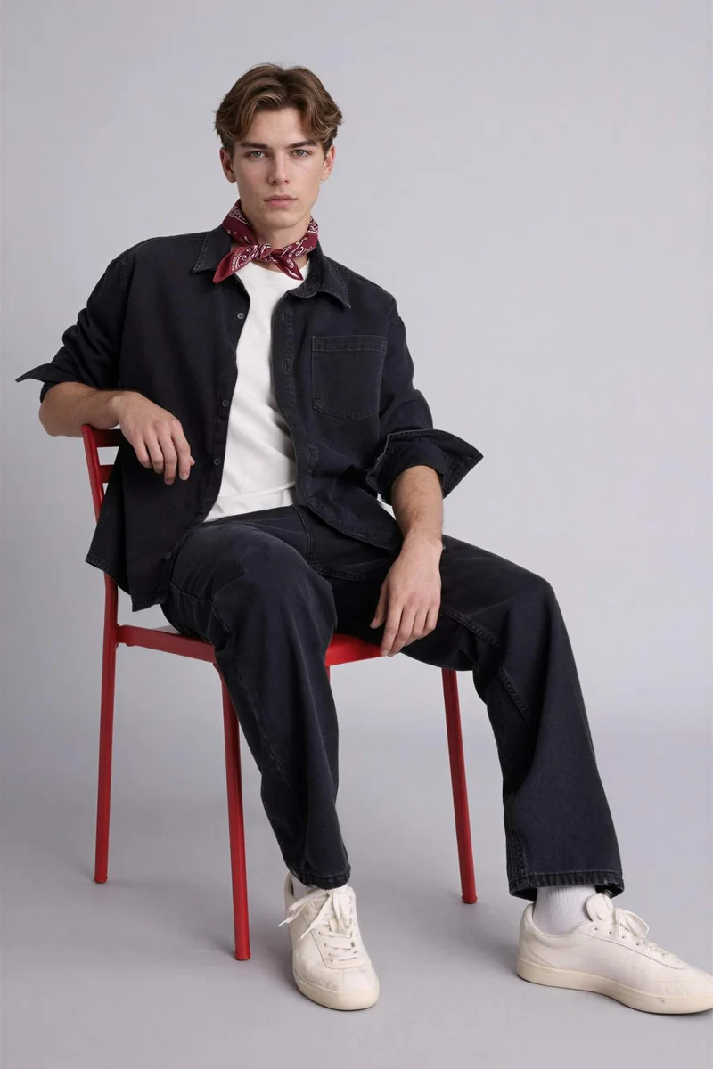Baggy Fit Trousers