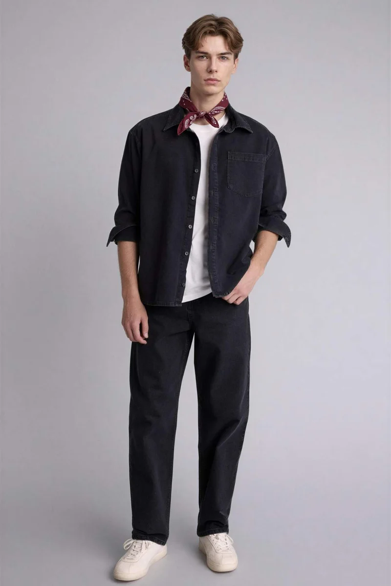 Defacto  Baggy Fit Trousers for Men | Best Price UAE