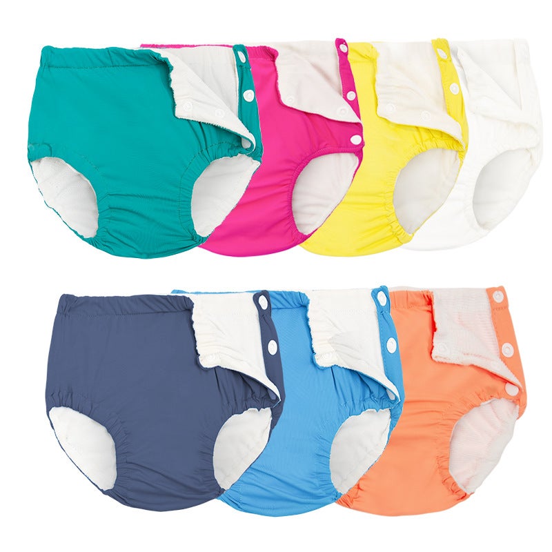 Baby Swimming Trunks Diaper Washable Pocket Urine Study Swimming Trunks Children'S Study Trunks Swimming Pool Baby Swimming 1301A - Image 2
