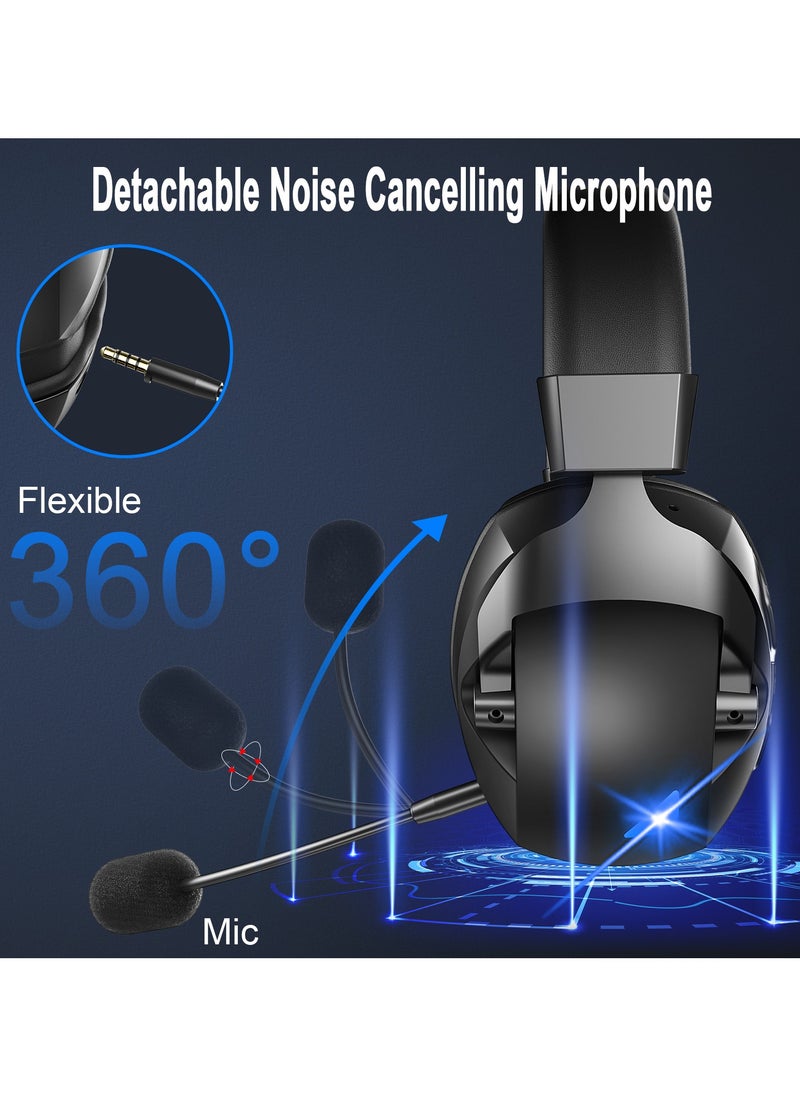 Joshberg - BL100 PRO Wireless Gaming Headset 2.4G Bluetooth - USB - 3.5mm Jack 3 Modes Gaming Headphones for PC, PS4, PS5, Mac, Switch, Phone, Tablet - Image 1