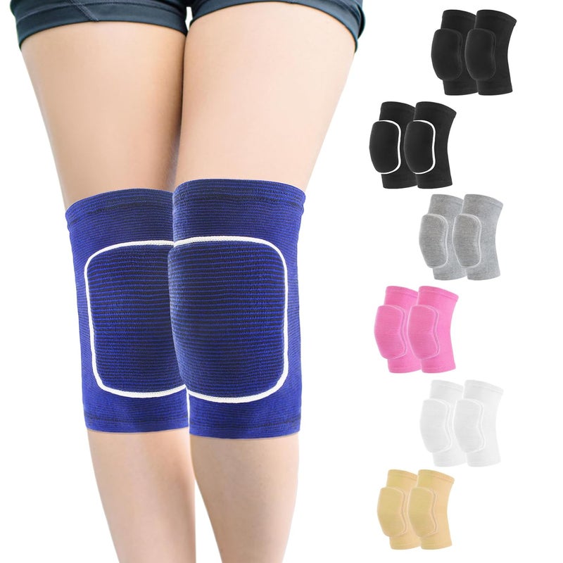HISFFOG Volleyball Knee Pads for Women, Men, Youth, Girls, Kids, Knee brace for Volleyball Basketball Football Dance Yoga Tennis Running Cycling Workout Climbing Wrestling - Image 1