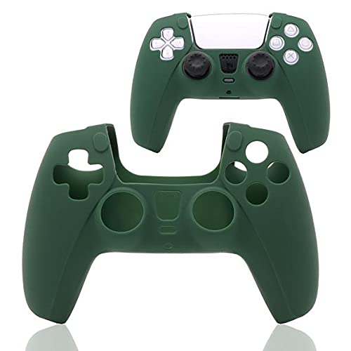 Tobo Silicon Case PS5 Controller TP-0512 for PS5 Silicone Skin for PS5 Controller Silicone Case CoverProtective Case for PlayStation 5 for DualSenese- Green (Green) - Image 2