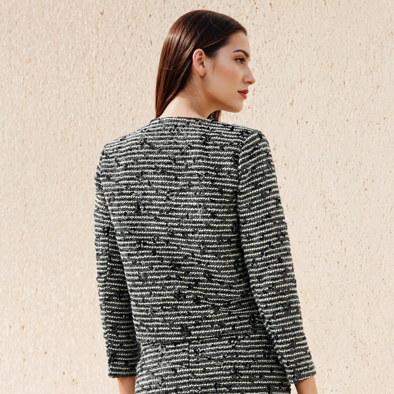 2Xtremz Textured Tweed Jacket - Image 4