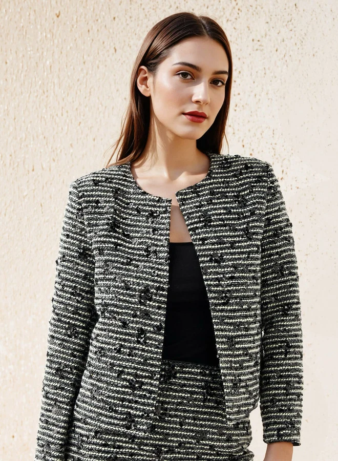 2Xtremz 2Xtremz Textured Tweed Jacket