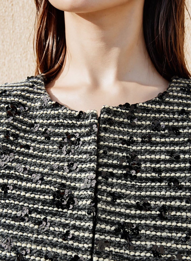 2Xtremz Textured Tweed Jacket - Image 3