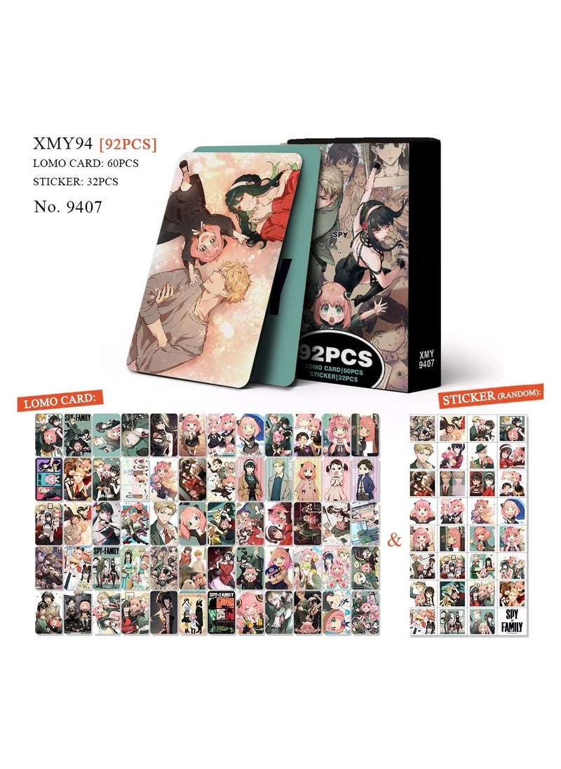 Spy X Family 60 Pcs Lomo Cards With 32 Pcs Stickers Set - pzsku/ZB7098D0B21088A56A535Z/45/_/1682601034/e3b62231-b9c5-44ee-8d49-2ea93ad9ac89