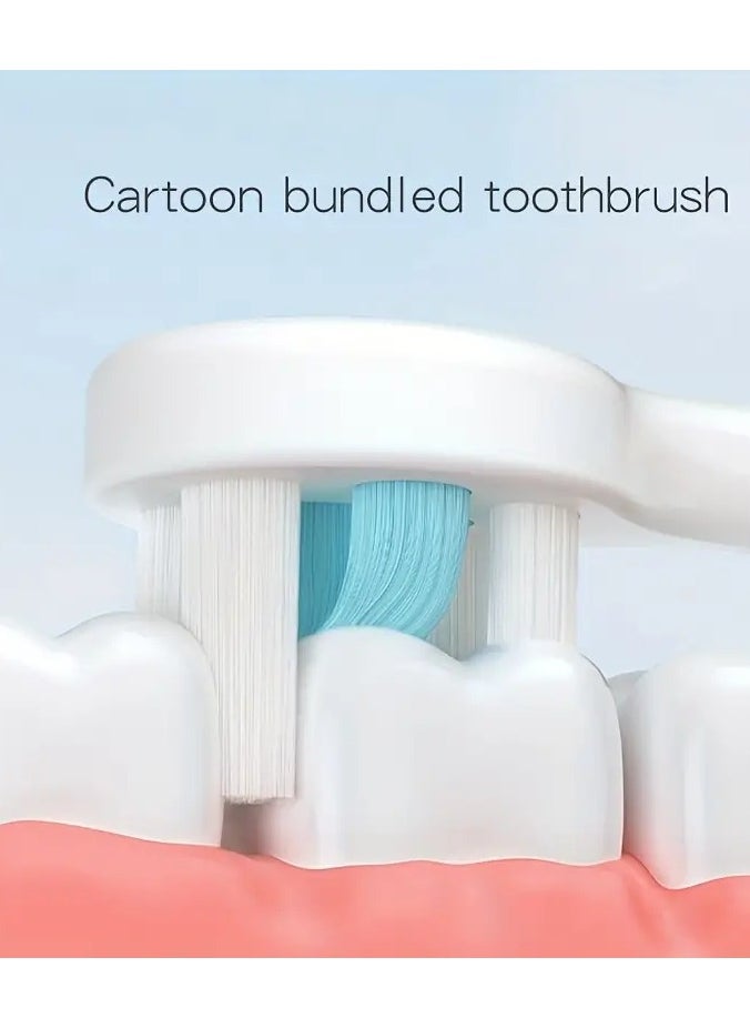 Goolsky 1pc Fun Cartoon Character Toothbrush - Gentle Extra Soft Bristles for Sensitive Teeth and Gums, Effective Deep Cleaning for Kids' Oral Care at Home, Suitable for Daily Use, Ages 3-7 Years Old  - Image 5