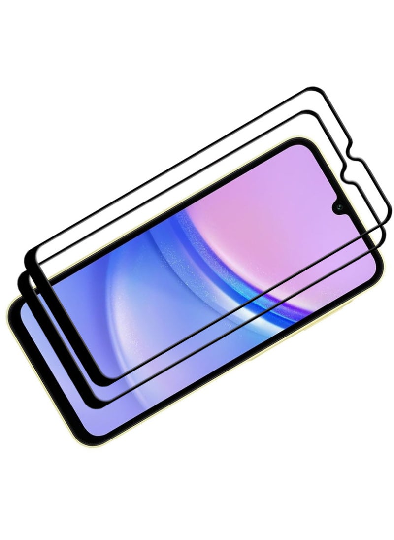 ACLIX 2 Pieces Antistatic ESD Dustproof Premium Quality High Definition Tempered Glass Screen Protector Designed For Samsung Galaxy A15 - Image 1
