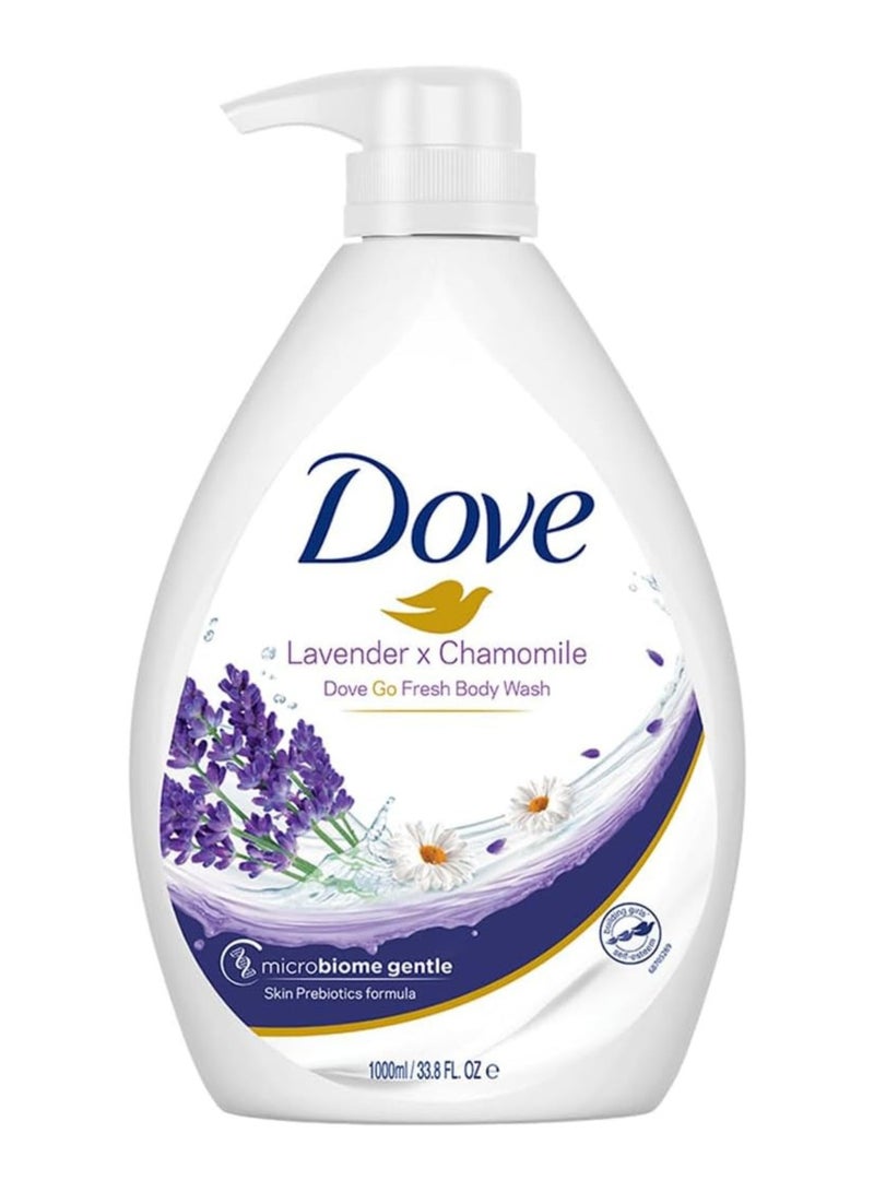 Dove Lavender x Chamomile Go Fresh Body Wash with Gentle Skin Formula – 1000 ML - Image 1