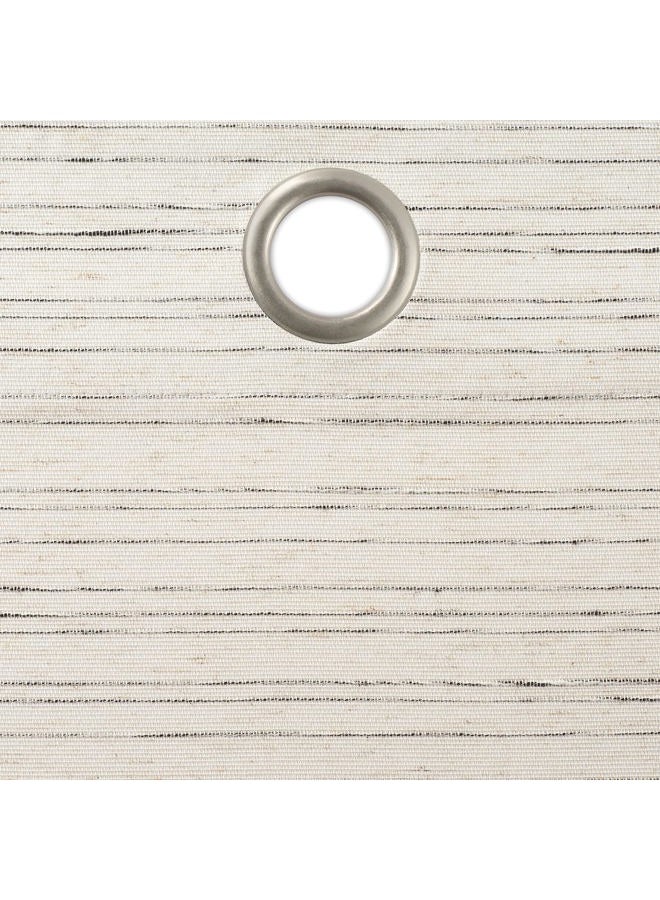 ECLIPSE Magnitech Branson Grommet 100% Blackout Curtains, Thermal Insulated, 1 Panel, 50 x 84 in, Ivory - Image 4