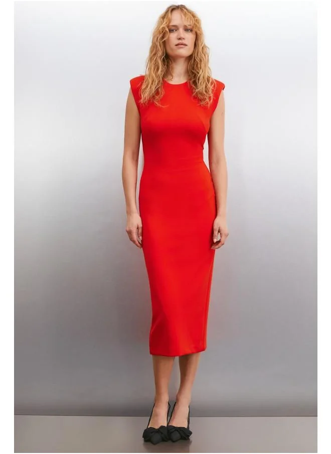 GRIMELANGE Grimelange Adelise Women's Slim Coral Dress