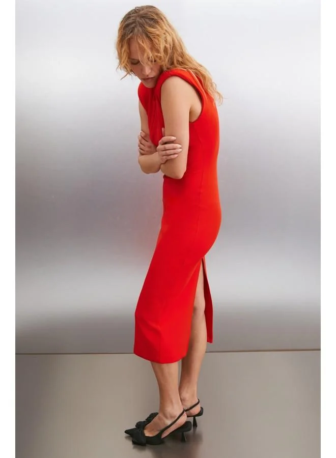 GRIMELANGE Grimelange Adelise Women's Slim Coral Dress