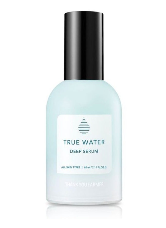 Thank You Farmer True Water Deep Serum 60ml, Korean Skincare, Smooths Fine Lines & Wrinkles  - Image 1