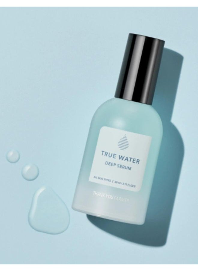 Thank You Farmer True Water Deep Serum 60ml, Korean Skincare, Smooths Fine Lines & Wrinkles  - Image 3