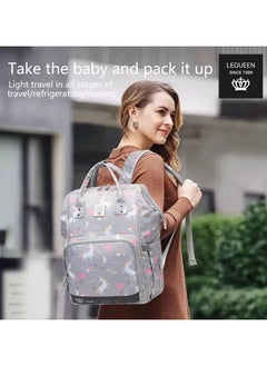 LEQUEEN Lequeen Diamond 7TH Edition Soft Waterproof Original mommy bag  - Image 5