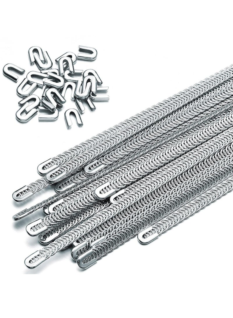 Spiral Steel Metal Boning, 24 Pieces 13.7 Inch Corset Boning Precut with Tips Structure and Form for Corsets, Costumes, Making Supplies - Image 1