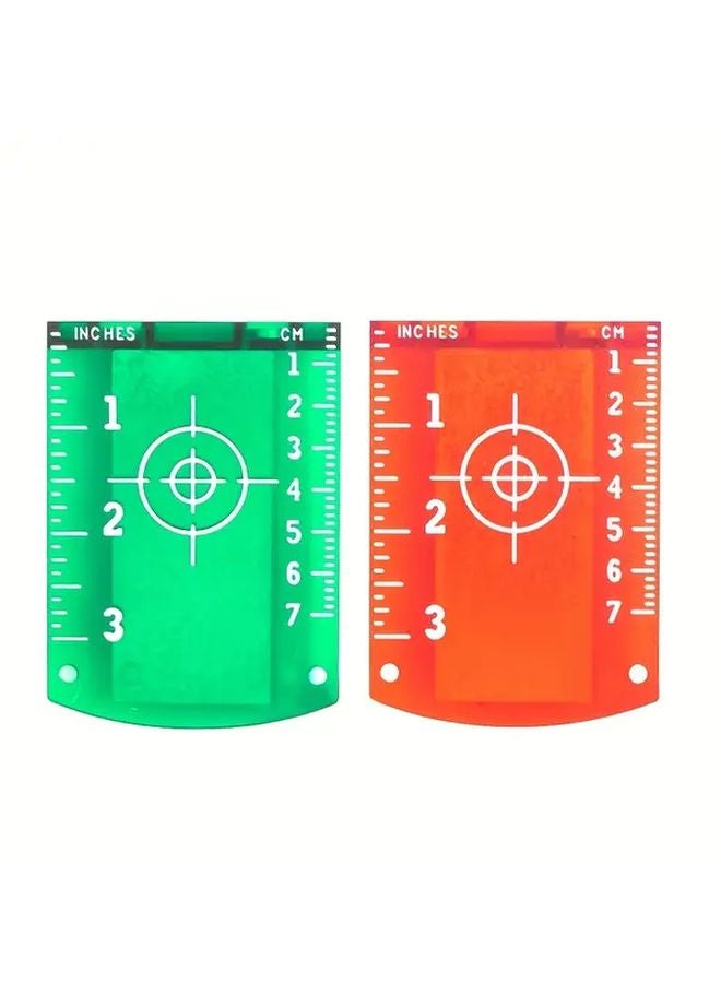 Red Green Laser Level Reflector Portable Infrared Target Board High Accuracy 0.3mm - Image 2