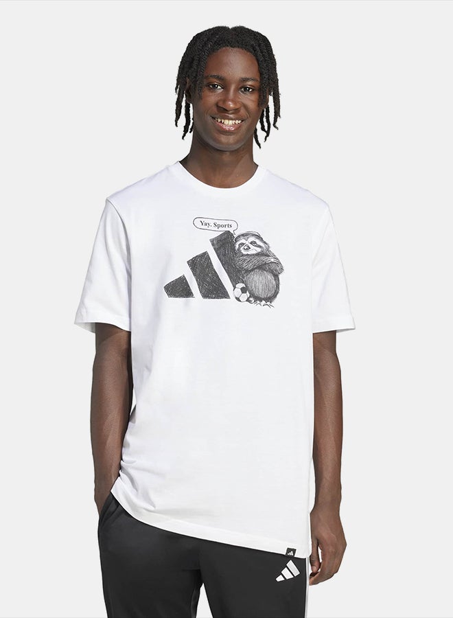 Adidas Yay Sports Graphic T-Shirt - Image 1