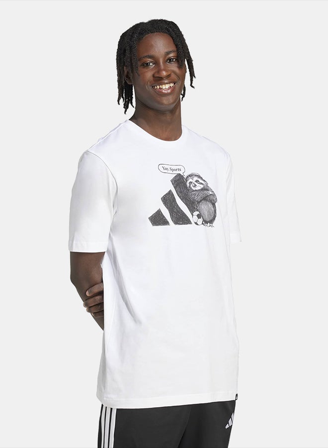 Adidas Yay Sports Graphic T-Shirt - Image 3