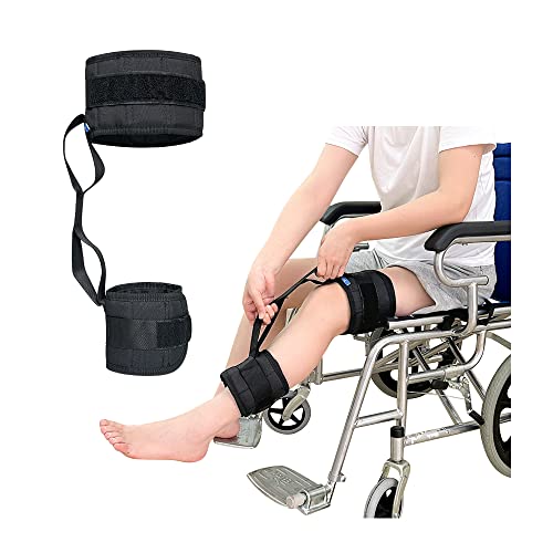 KAVIL Leg Lifter for After Knee Surgery Thigh Lifter Strap Hip Replacement Recovery Aids Kit Stroke Rehab Bed Bed Pull Up Assist Band Wheelchair Transfer Equipment for Elderly, Handicap (L Size/One Piece) - Image 1