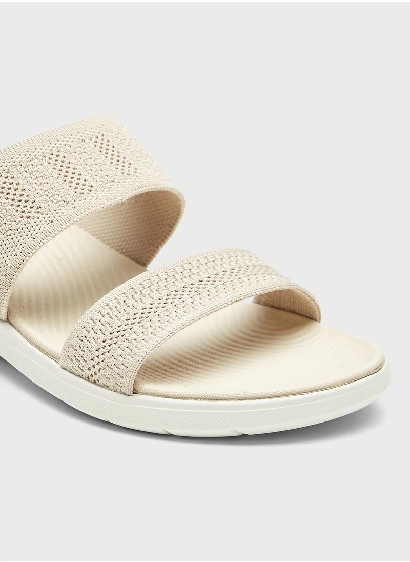 shoexpress Double Strap Wedge Sandals