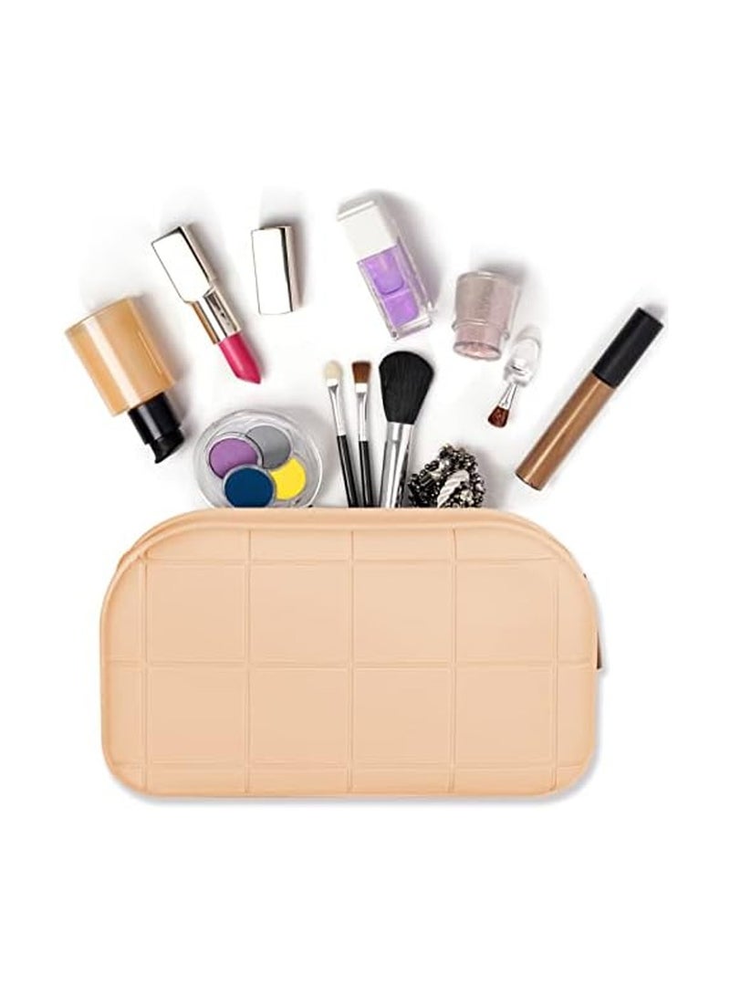 Large Capacity Silicone Waterproof Portable Cosmetic Bag  - Image 1