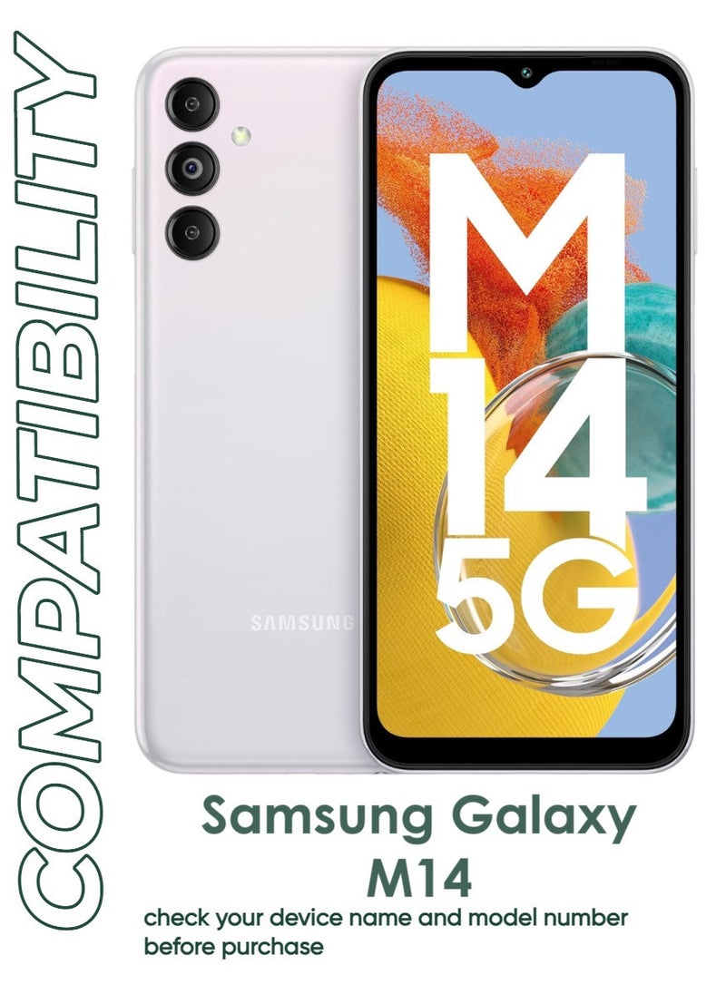 ACLIX Antistatic ESD Dustproof Premium Quality High Definition Tempered Glass Screen Protector Designed For Samsung Galaxy M14 - Image 3
