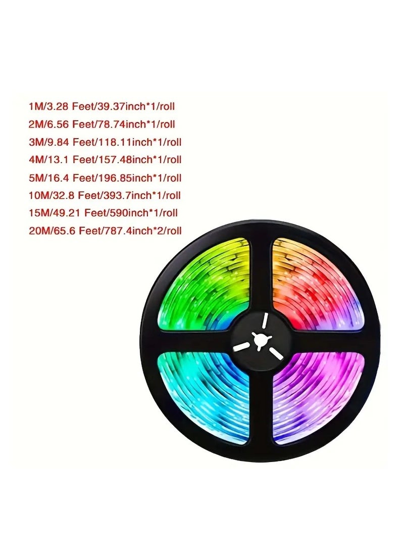 erorex 1 Roll Usb Led Strip Light Rgb 5v 1m 30m Rgb Lights Flexible Led Lamp Tape Ribbon Tv Desktop Screen Backlight Diode Tape - Image 3