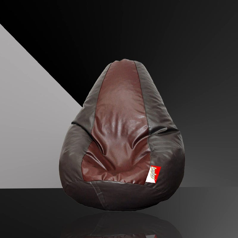 LAZYBAG Bean Bag Chair Furniture for Kids XXXXXL Bean Bag Cover Playing Video Games or Relaxing for classrooms daycares Libraries or Work from Home Dark and Light Brown 5XL Size - Image 5