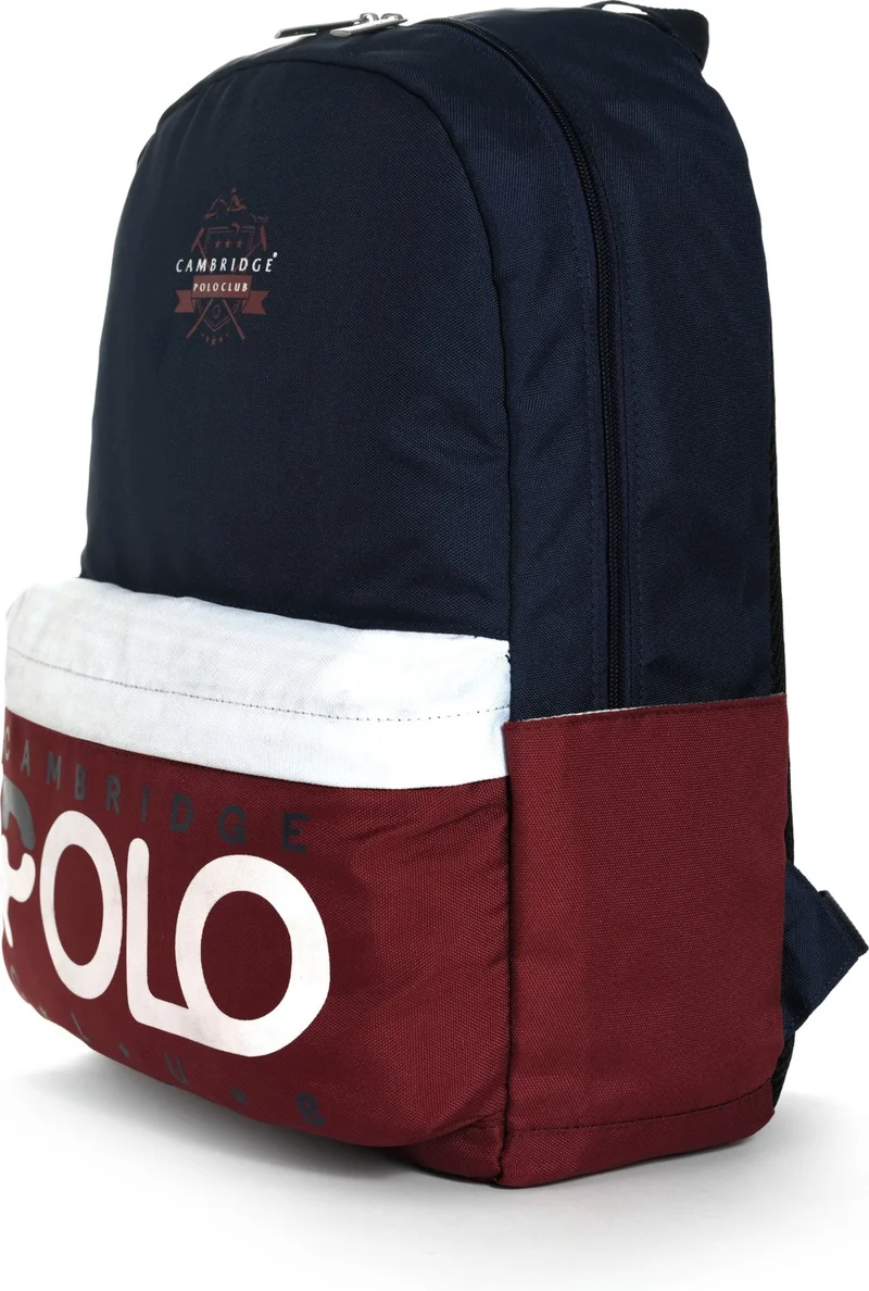 Cambridge Polo Club Preppy Unisex Backpack with Single Main Compartment