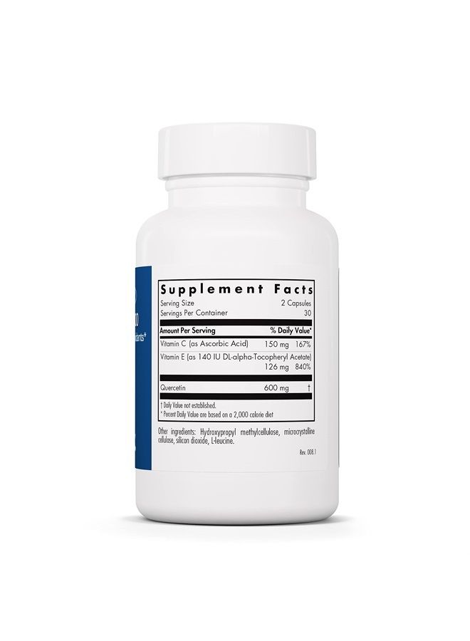 Allergy Research Group Quercetin 300 - Bioflavonoid, Mast Cell, Immune Support - 60 Vegetarian Capsules - Image 2