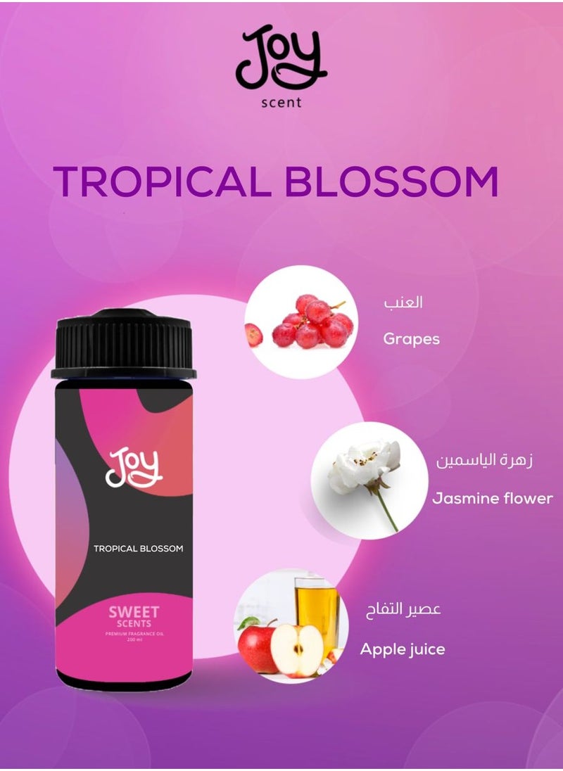 Joy Scent TROPICAL BLOSSOM fragrance oil bottle 500ml  - Image 2