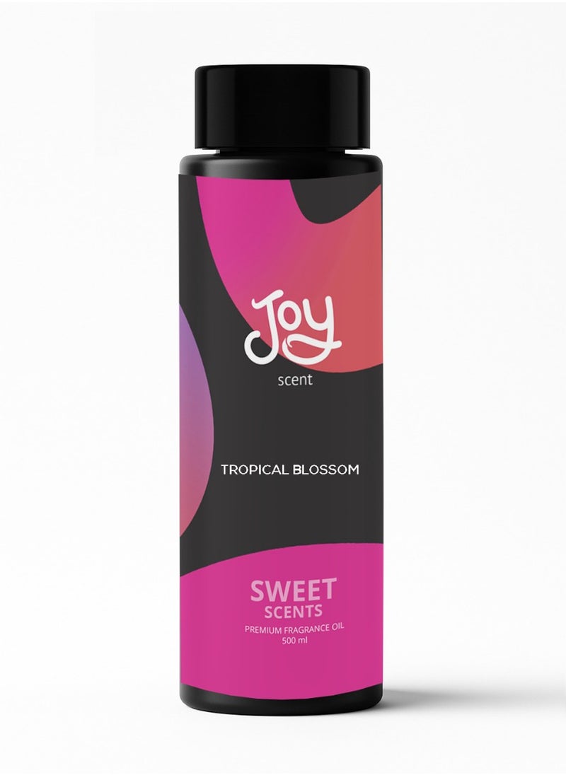 Joy Scent TROPICAL BLOSSOM fragrance oil bottle 500ml  - Image 1