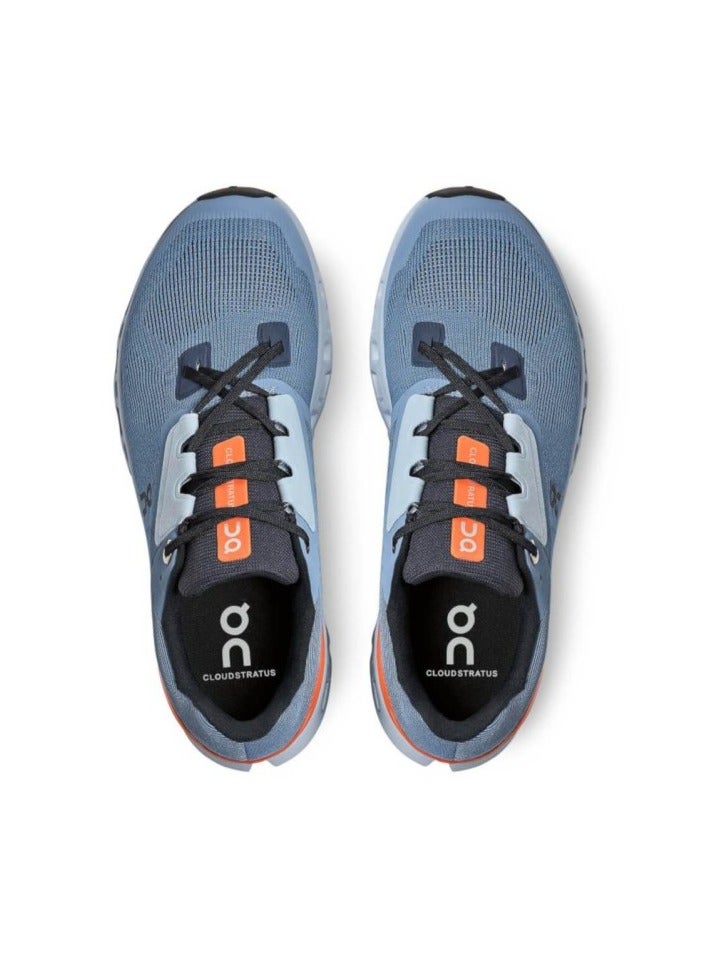 أون كلاودستراتوس أزرق البحيرة / برتقالي فليير – أحذية جري خفيفة وعالية الأداء - Image 4