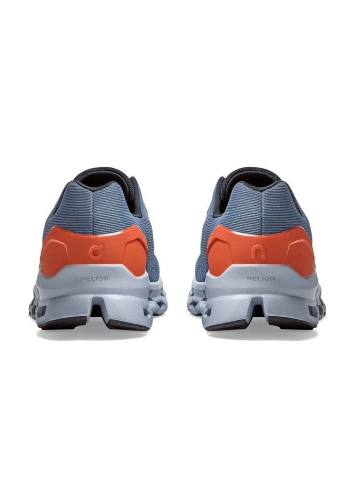 أون كلاودستراتوس أزرق البحيرة / برتقالي فليير – أحذية جري خفيفة وعالية الأداء - Image 3