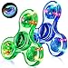 Fasray Fidget Spinner 2 Pack Light up Sensory Fidget Toys Adults Kids 4812 with Autism ADHD Kids Easter Basket Stuffers Easter Egg Fillers Glow Anxiety Toys Stress Relief Teen Boy Gifts Classroom Prizes - Image 2