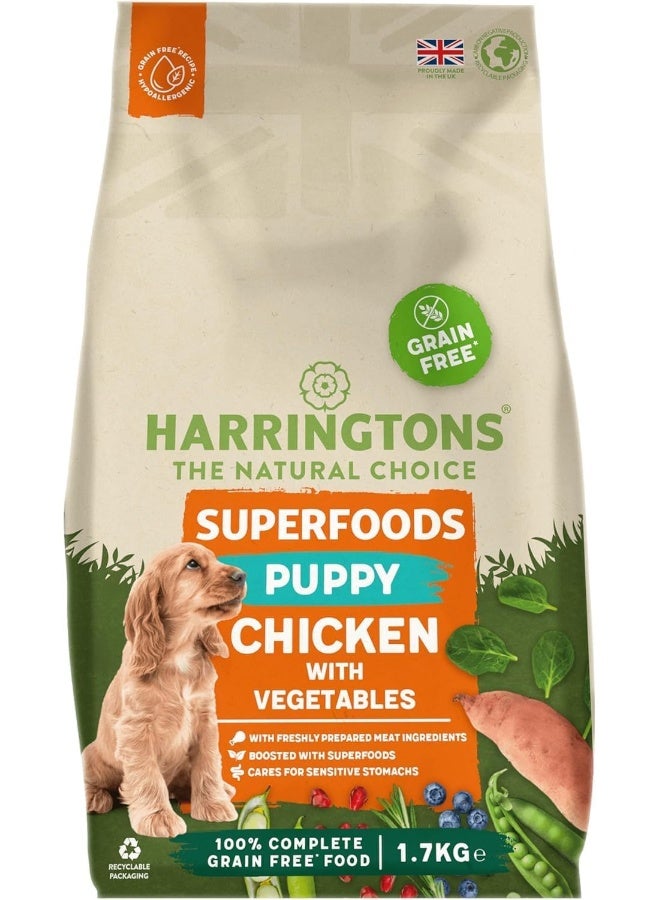 Harringtons Superfoods Complete Grain Free Hypoallergenic Salmon with Veg Dry Adult Dog Food 12kg - Image 5