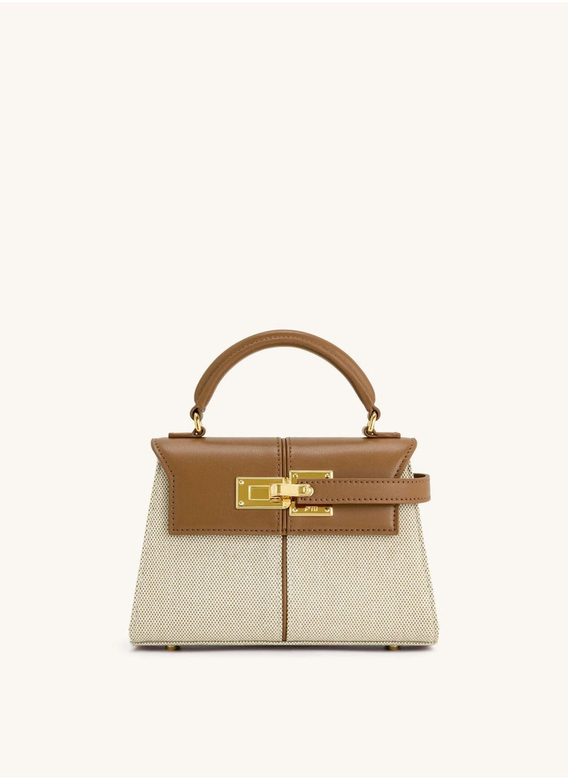 JW - PEI Elise Tote - Brown Canvas - Image 1