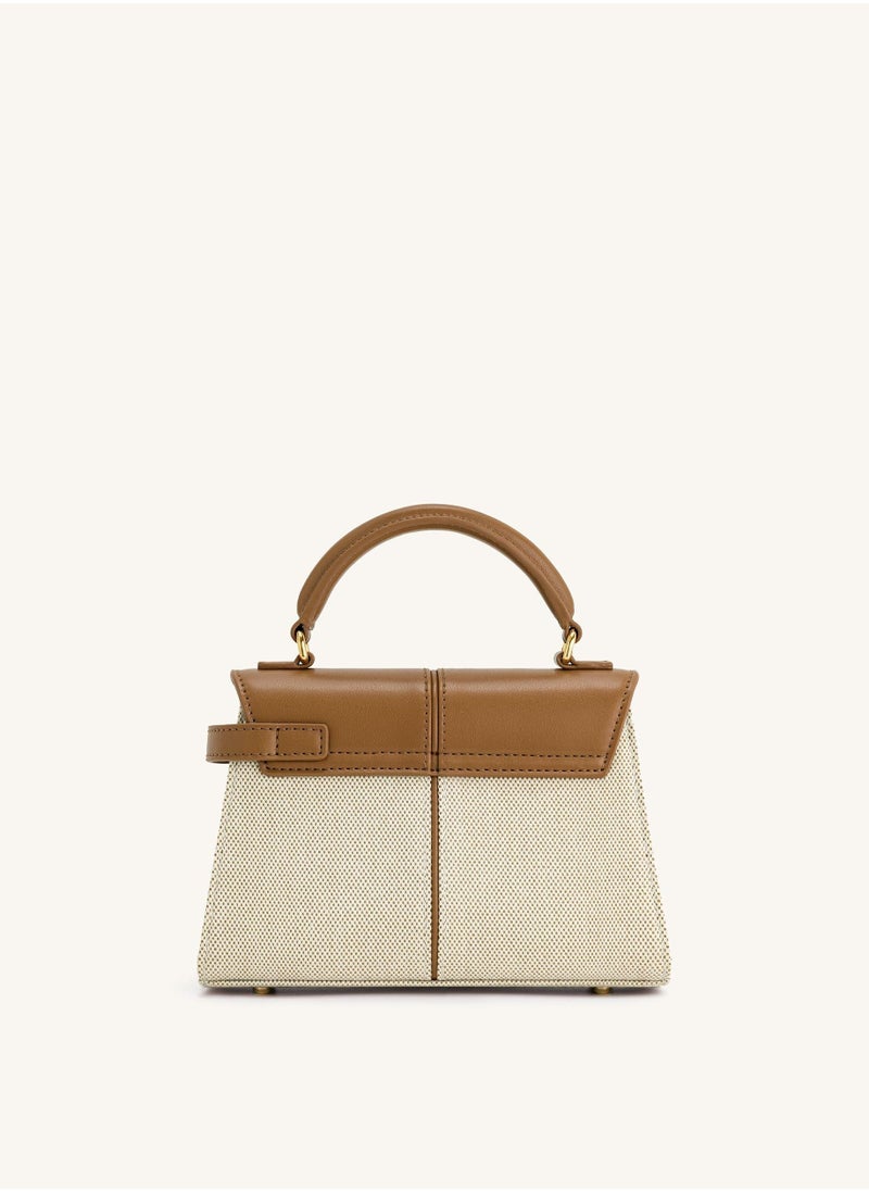 JW - PEI Elise Tote - Brown Canvas - Image 1
