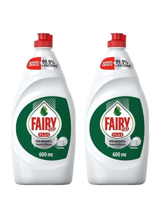 Plus Original Dishwashing Liquid, Pack Of 2, 600ml - pzsku/ZB70B18F57F8CB89929AEZ/45/_/1739281174/a0f5266d-6a3b-4941-926c-42ddc8a85b41