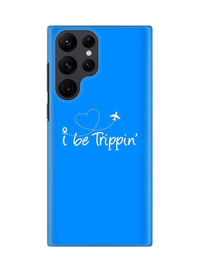 ستايلايزد جراب لهاتف جالاكسي S22 ألترا  5G رفيع سناب كلاسيك سيريز شيلد بطباعة نهائية غير لامعة - سأكون تنطلق - Image 1