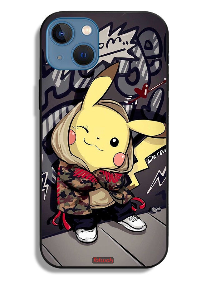 Tolwak Apple iPhone 13 Protective Case Pichku Art - Image 2