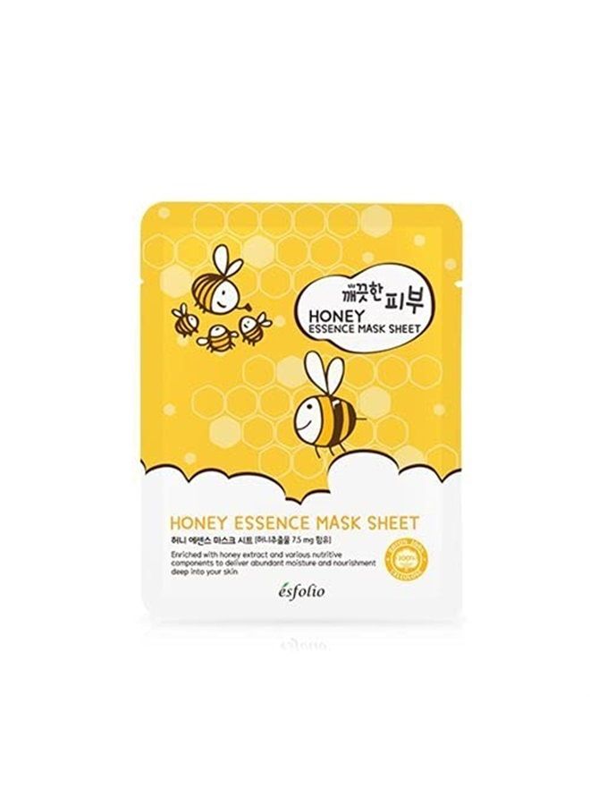 Esfolio Pure Skin Essence Mask Sheet Anti-Aging Rejuvenation Hydration Honey (Pack of 10)… - Image 3