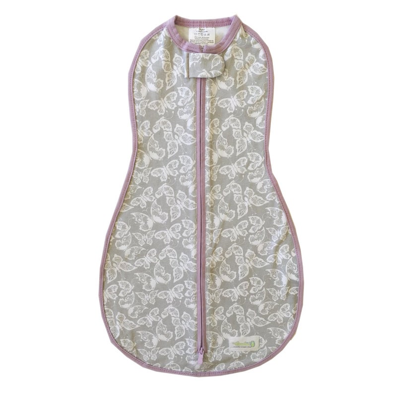 Woombie Baby Swaddle, Woombie, Original, Butterflies Newborn (0-3 Months) - Image 1