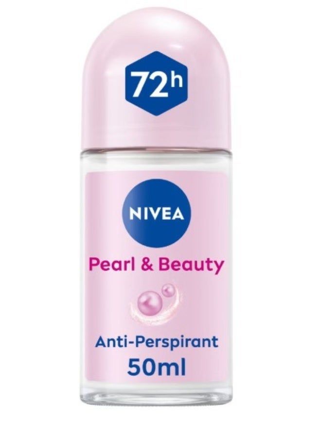 نيفيا بيرل آند بيوتي رول أون مضاد للتعرق للنساء 50 مل – حماية من التعرق والرائحة حتى 72 ساعة بخلاصة اللؤلؤ وزيت الأفوكادو - Image 5