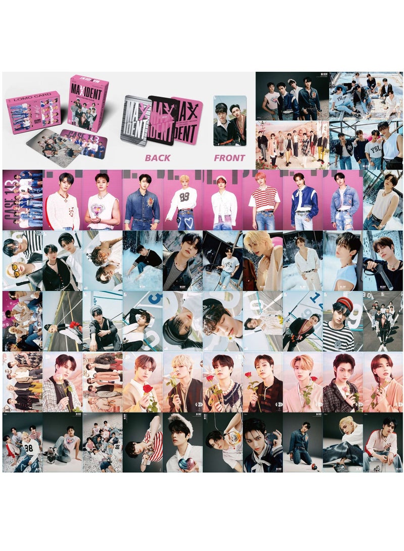 Stray Kids New Album MAXIDENT Gift Box With Lomo Cards, Acrylic Stand, Hand Account Tape, Keychain, Lanyard, Stickers, Photo Card